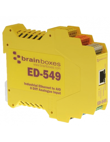 Módulo Convertidor Ethernet a 8 Entradas Analógicas