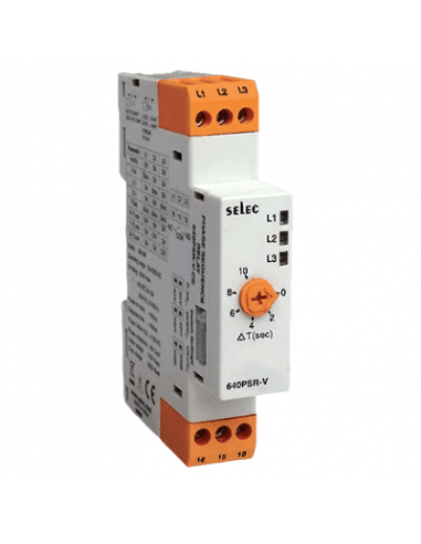 Relevador de Protección de Fase, 90x17.5