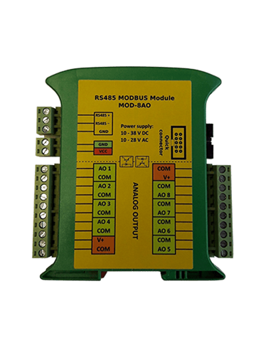 Modulo Convertidor de 8 Salidas Analógicas Universales