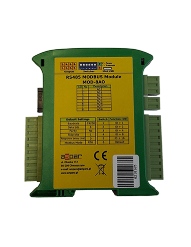 Modulo Convertidor de 8 Salidas Analógicas Universales