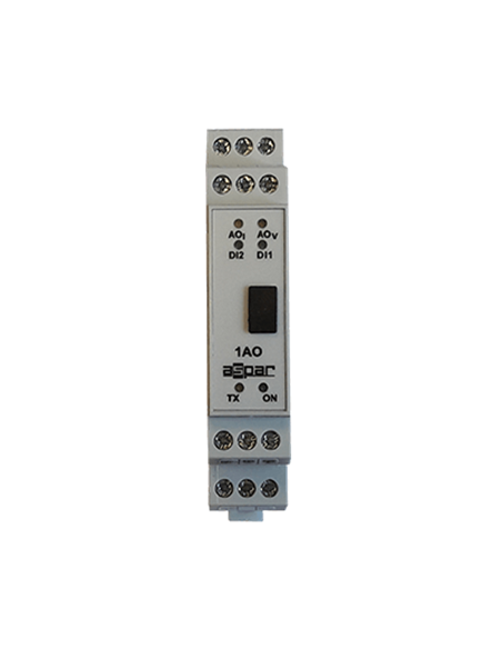 Modulo Convertidor Compacto de Modbus RS485 + 2 Entradas Digitales