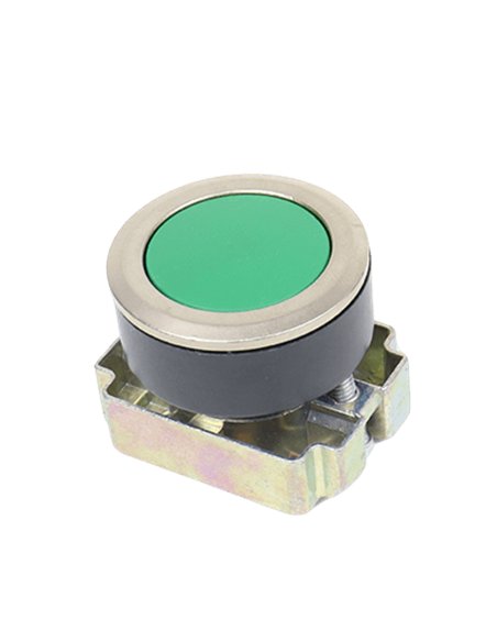 Botón Pulsador Metálico 30/22mm