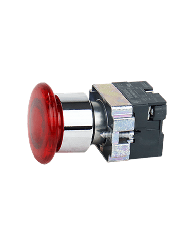 Hongo 22mm Metal Iluminado