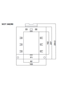 Transformador 1600/5A SCCT 2